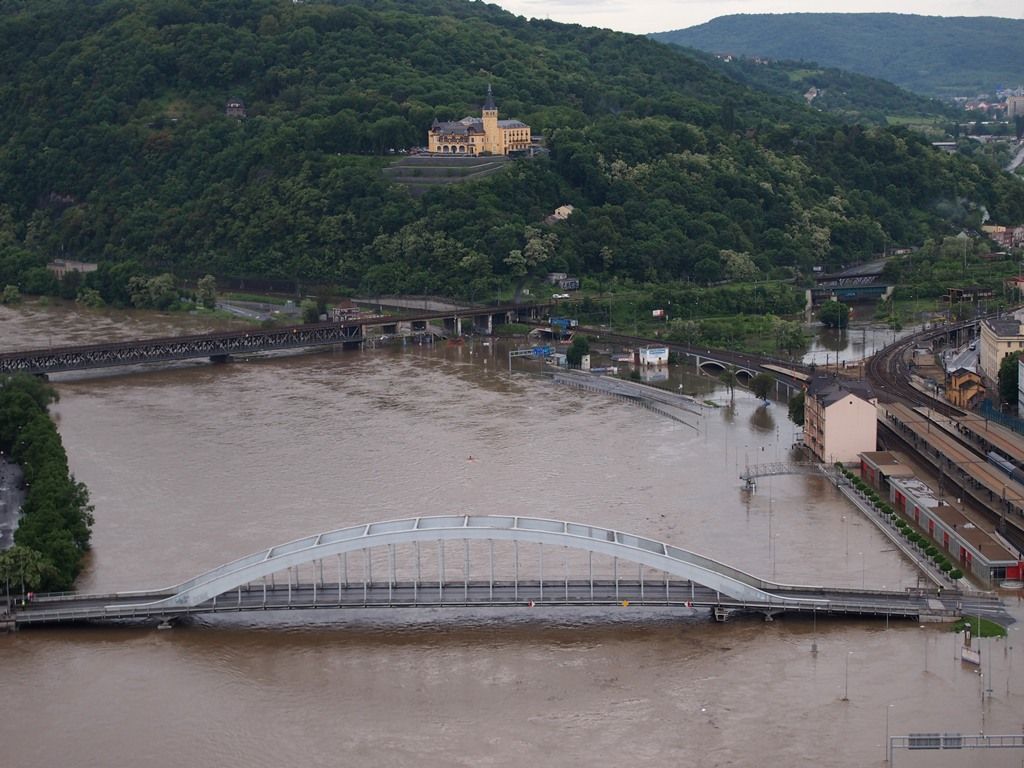 Povodeň červen 2013 - Ústí nad Labem