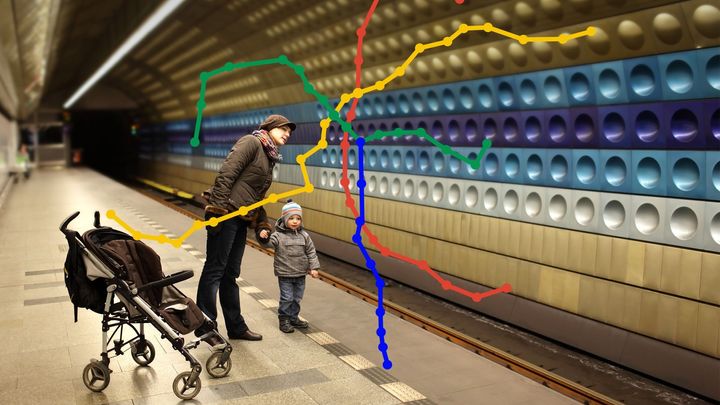 Tápání, bouřlivý rozvoj, útlum, čekání na déčko. Jak se za 50 let rozšiřovalo metro?