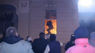 The angry demonstrators got inside the US embassy compound setting several rooms on fire. Charred body of one of them was later found at the scene.