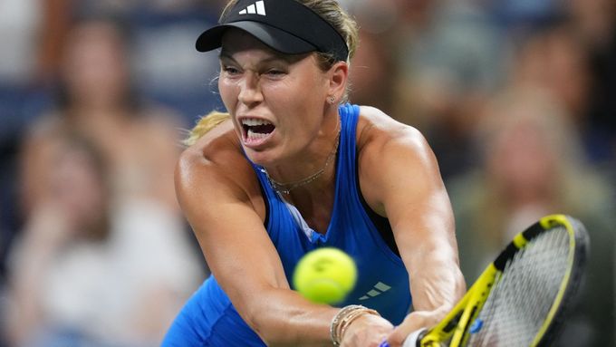 Caroline Wozniacká v 1. kole US Open 2023