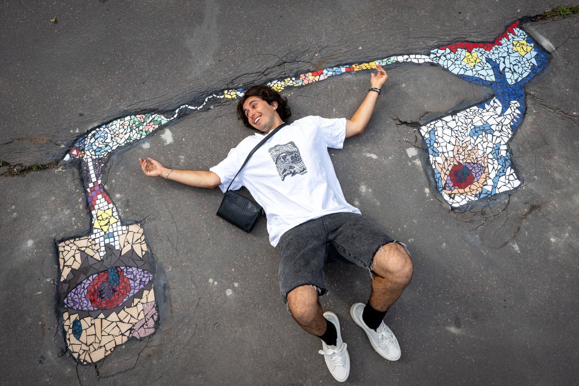 Matěj Krajíček, student, umělec, výtvarník, mozaika