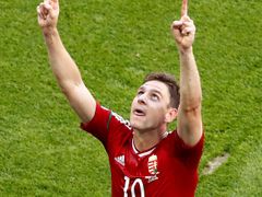 Euro 2016, Portugalsko-Maďarsko: Zoltán Gera slaví gól na 0-1