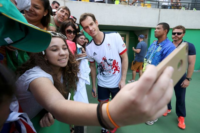 OH 2016, tenis: Andy Murray s fanynkou