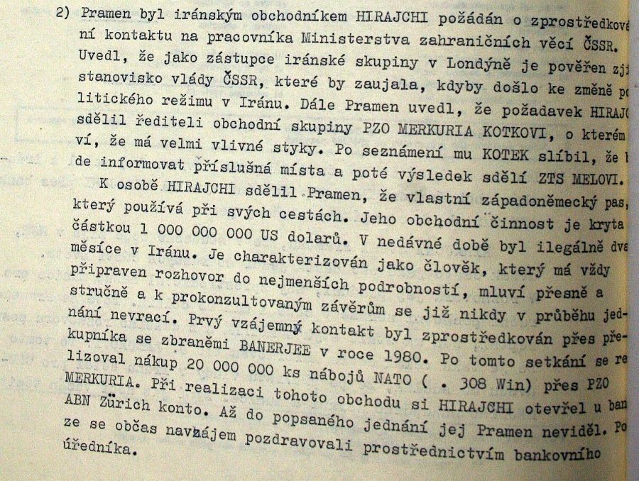 Tomáš Melich ve spisu StB - Alžír