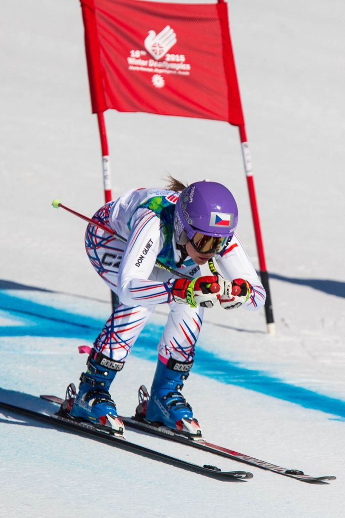 Tereza Kmochová na deaflympiádě 2015