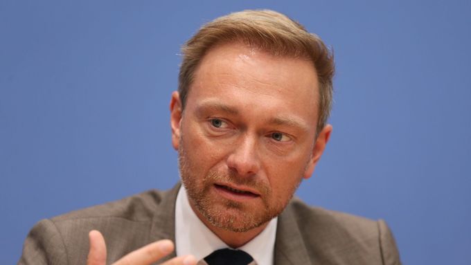Šéf Svobodných demokratů (FDP) Christian Lindner.