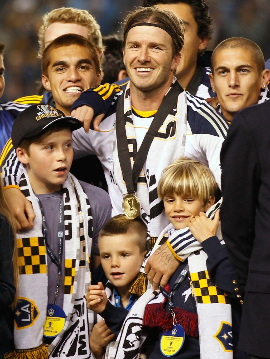 Finále MLS: LA Galaxy - Houston Dynamo (beckham se syny)
