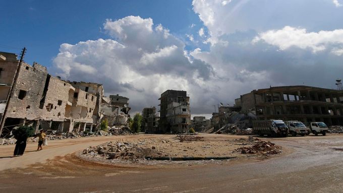 Druhé největší syrské město Aleppo zcela zničila válka.