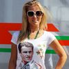 F1, VC Maďarska 2013: Jennifer Becksová, přítelkyně Adriana Sutila