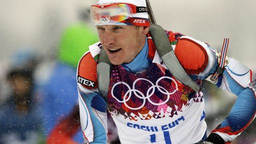 Soči 2014, biatlon hromadný start M: Ondřej Moravec