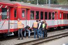 Při vlakové nehodě ve Švýcarsku se zranilo 33 lidí, lokomotiva narazila do vagonů při posunování