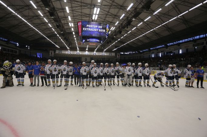 hokej, Kladno, oslavy návratu do extraligy