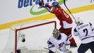 Jaromír Jágr dokonává hattrick v utkání na MS 2011 s USA.