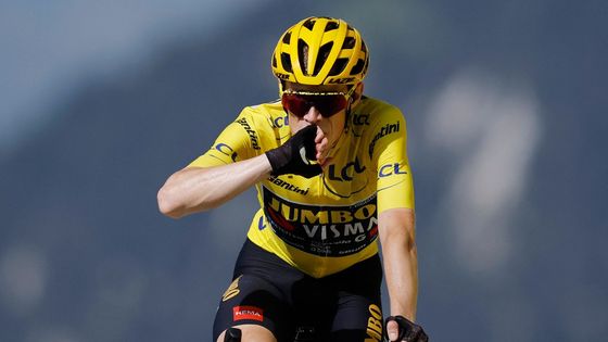 17. etapa Tour de France 2023: Jonas Vingegaard v cíli