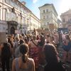 Pochod Amnesty International proti rozhodnutí amerického nejvyššího soudu v otázce potratů