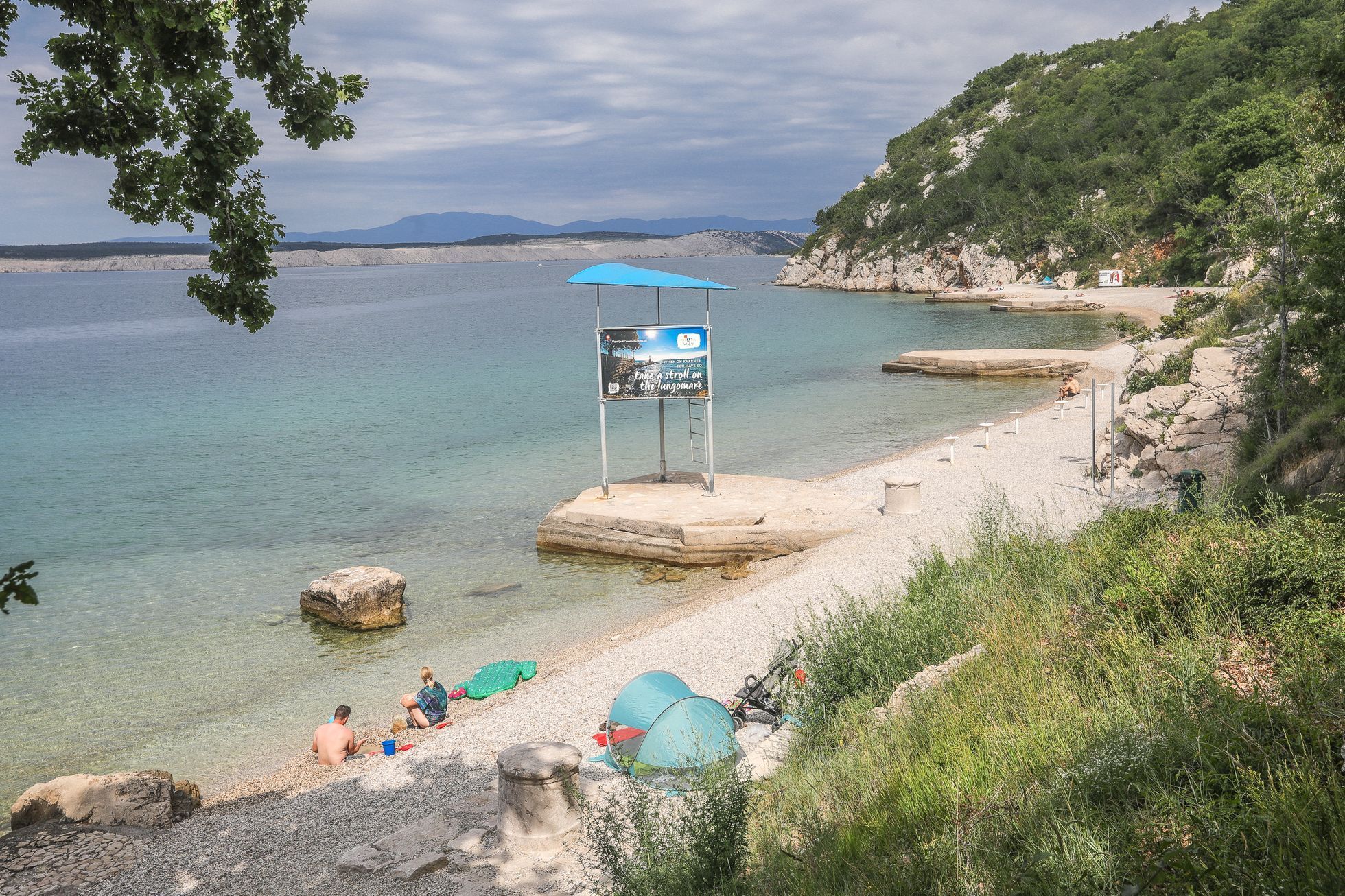 Chorvatsko 2020, pláže, dovolená, koupání