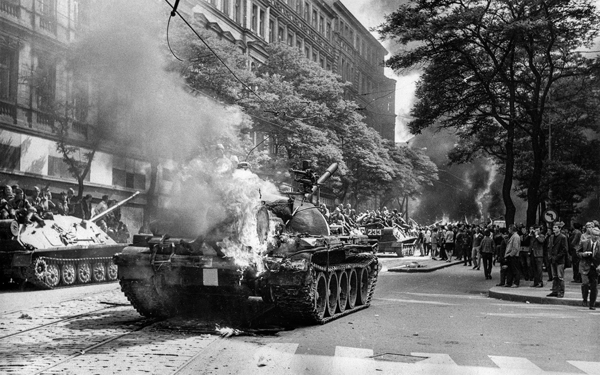 Miroslav Hlaváček, Srpnová invaze 1968, okupace, srpen 1968, Foto, Magazín