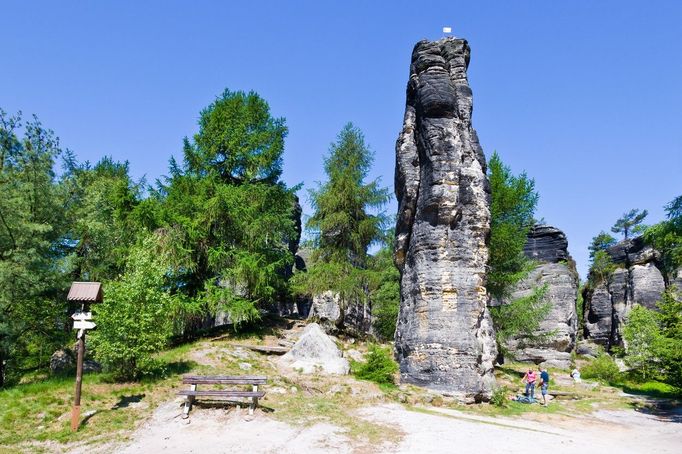 Tiské stěny, Labské pískovce, Národní park České Švýcarsko