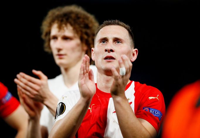 fotbal, odveta čtvrtfinále Evropské ligy, Chelsea - Slavia, Jan Bořil po zápase