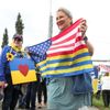 USA, Rusko, Ukrajina, Aljaška, Trump, Putin, summit, demonstrace