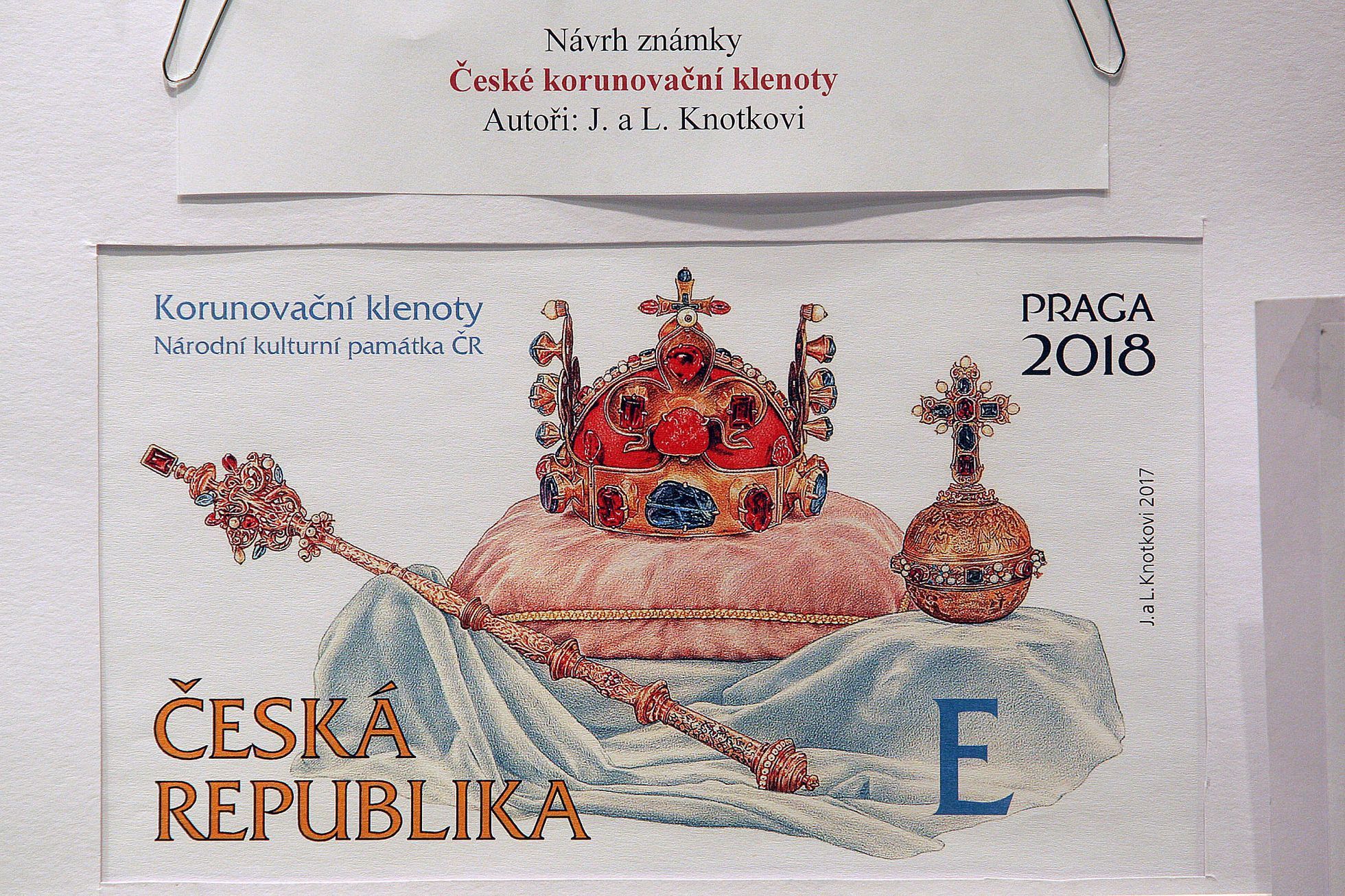 První poštovní známky roku 2017