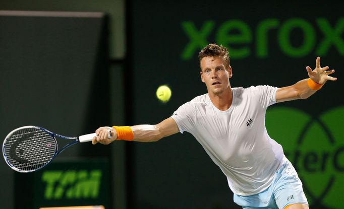 Tomáš Berdych na turnaji v americkém Miami