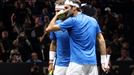 Roger Federer a Rafael Nadal na Laver Cupu 2017