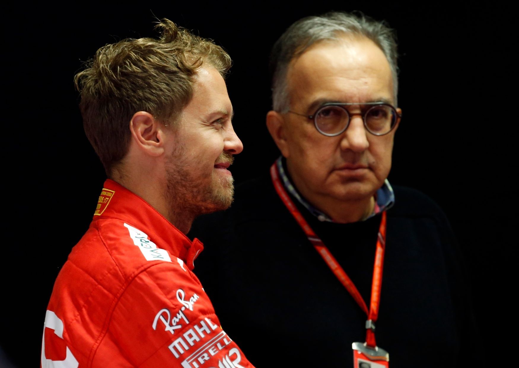 F1, VC Itálie 2017: Sebastian Vettel a Sergio Marchionne