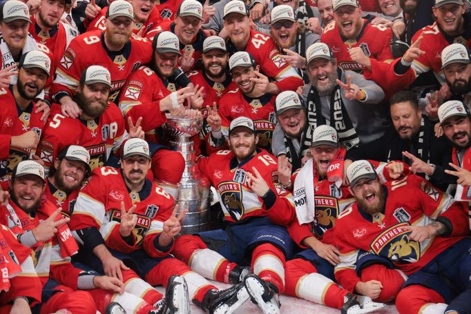Florida slaví zisk Stanley Cupu 2025.