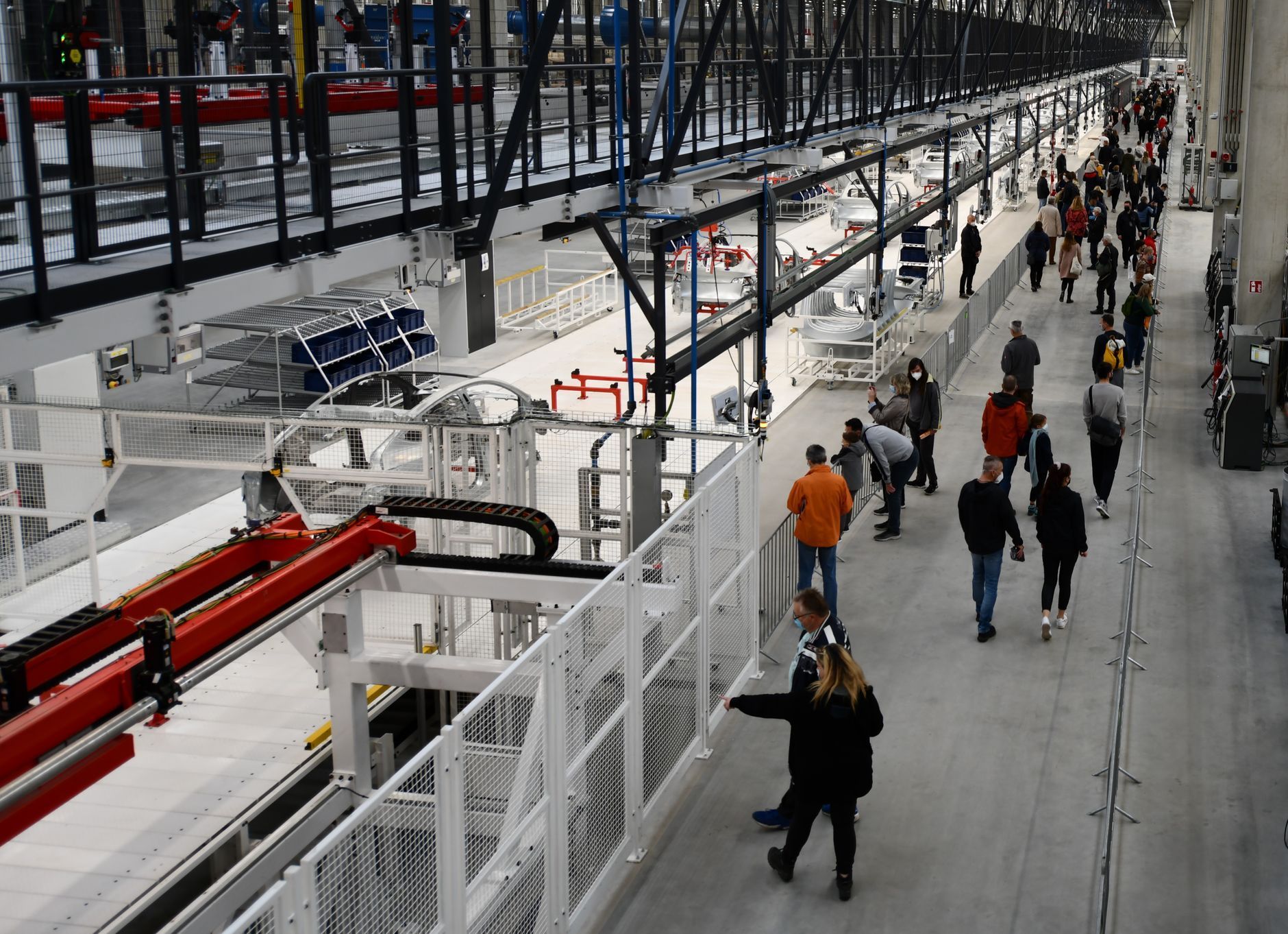 Tesla Gigafactory Berlín Giga Fest říjen 2021