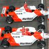 2006 Indianapolis 500: Sam Hornish jr. (nahoře) a Helio Castroneves