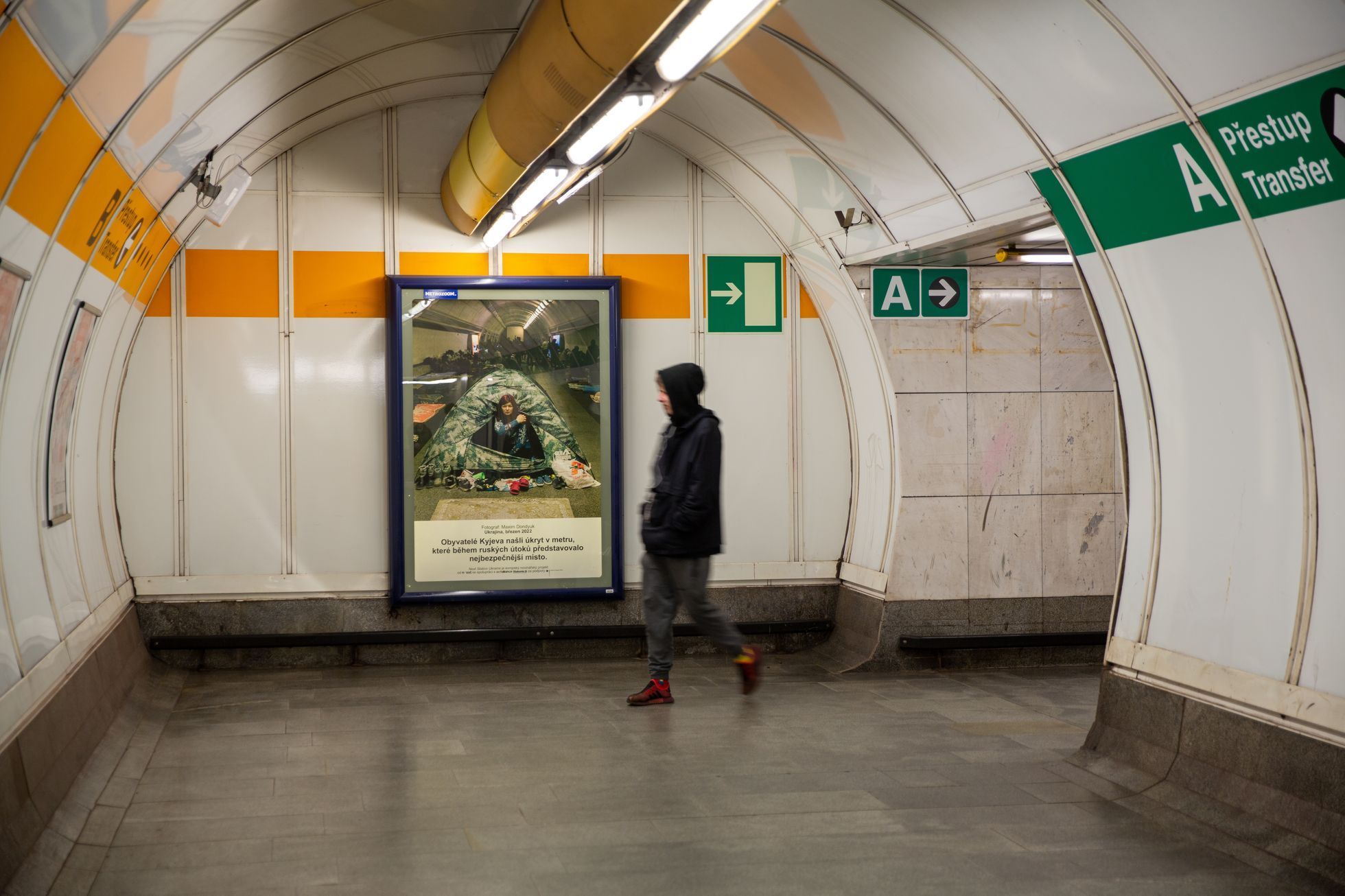 Ukrajina, metro, výstava, Praha