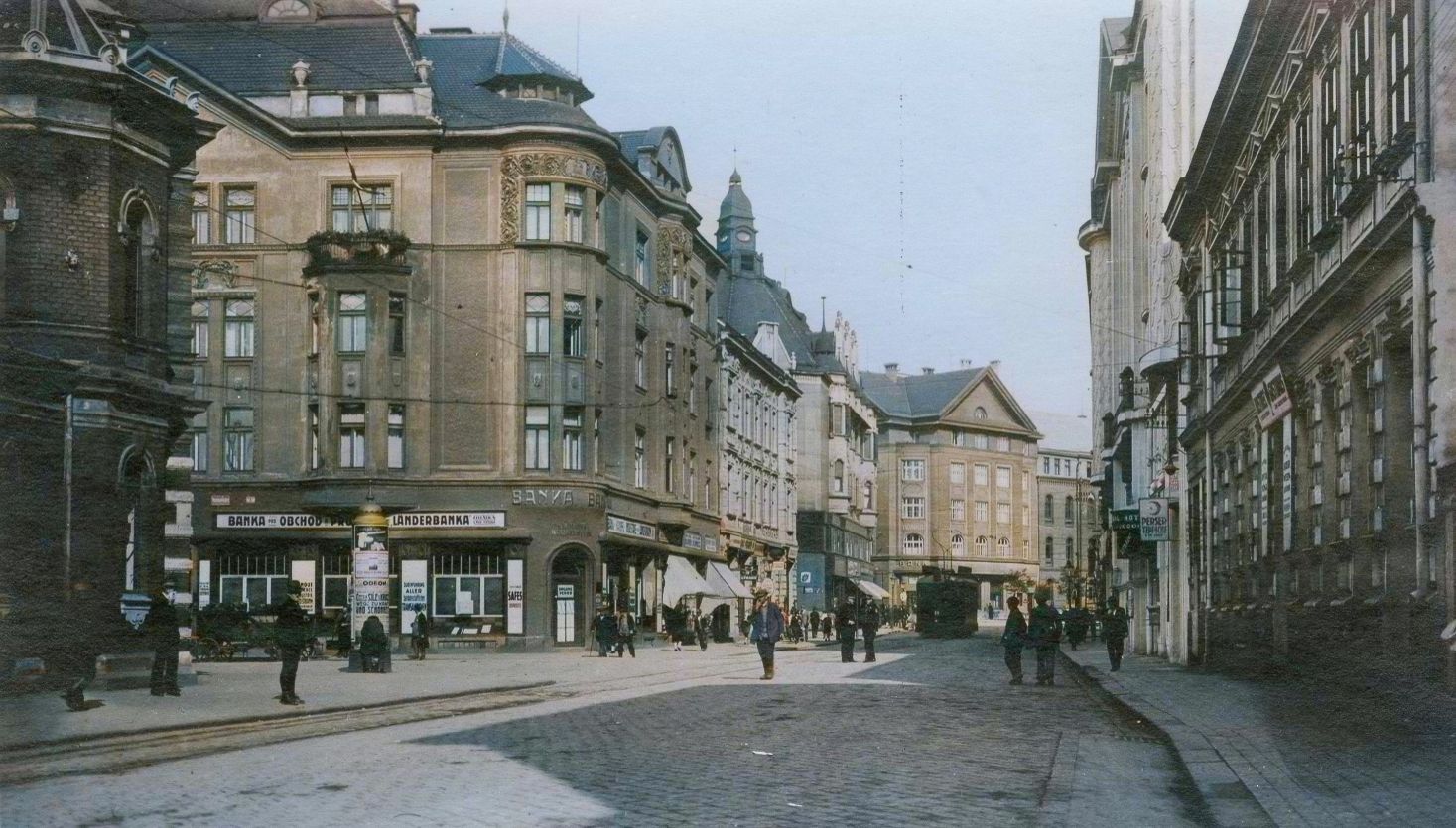 Ostrava, 100 let, obarvené fotografie, Domácí