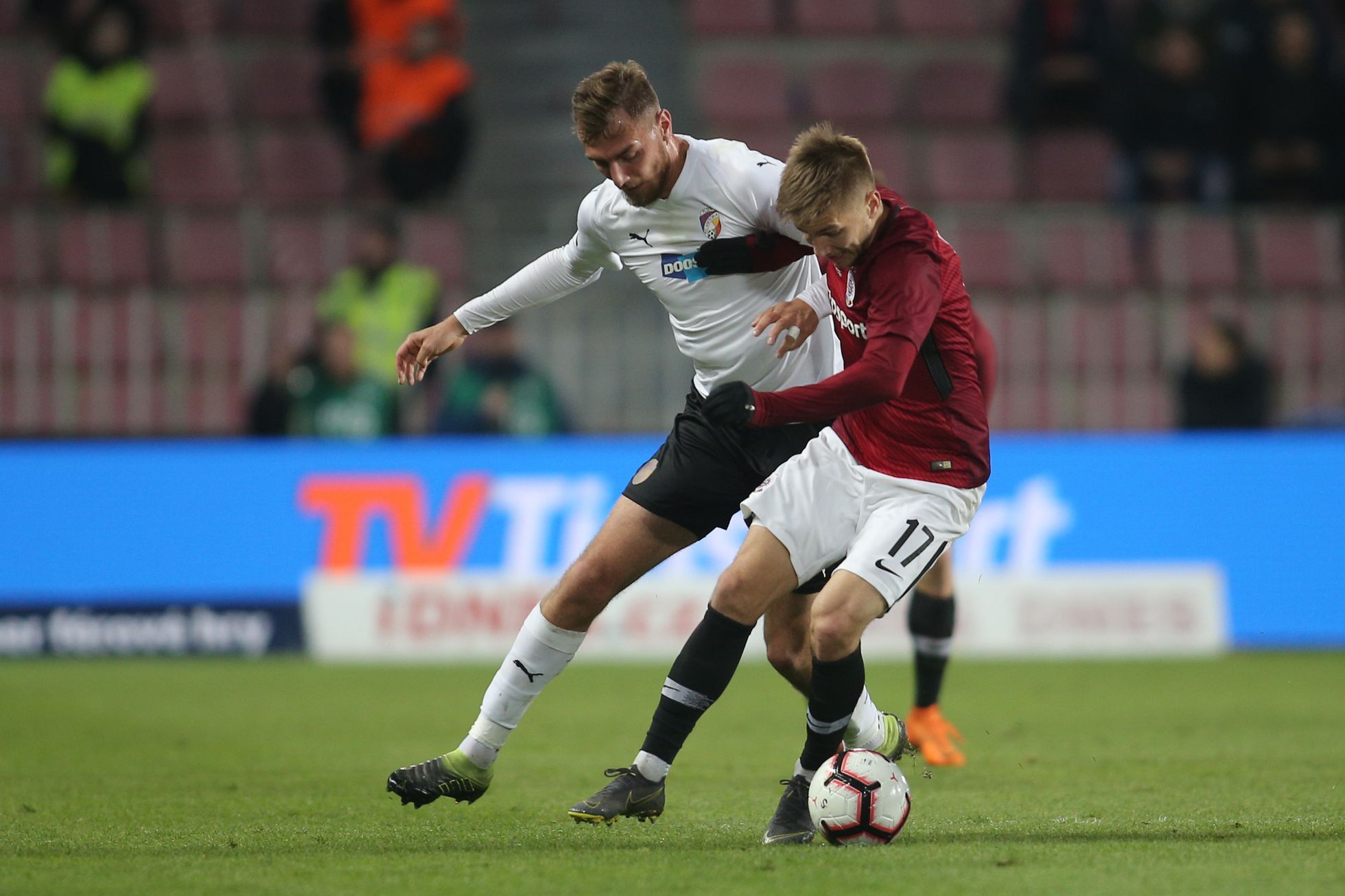 fotbal, Fortuna:Liga 2018/2019, Sparta - Plzeň, Tomáš Chorý a Martin Frýdek