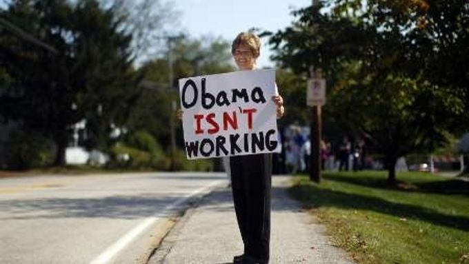 "Obama nefunguje" (ilustrační foto)