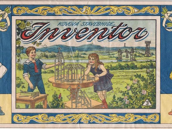 Stavebnice Inventor z roku 1921.