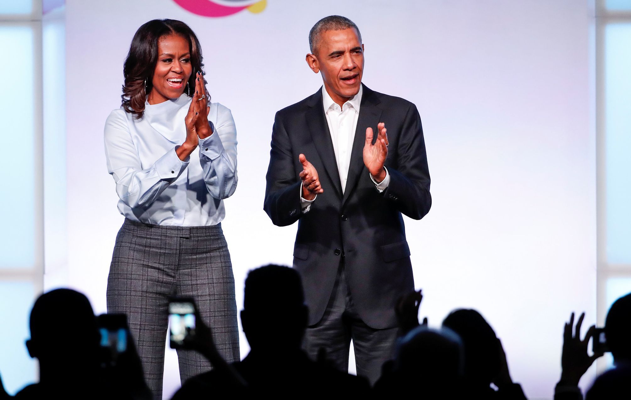 Michelle a Barack Obamovi.