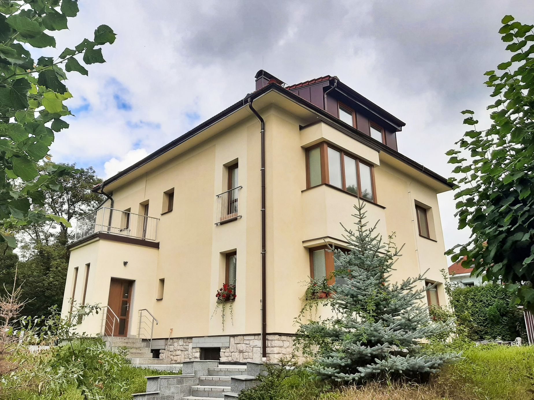 Sušice, vilová čtvrť, vycházka po vilách
