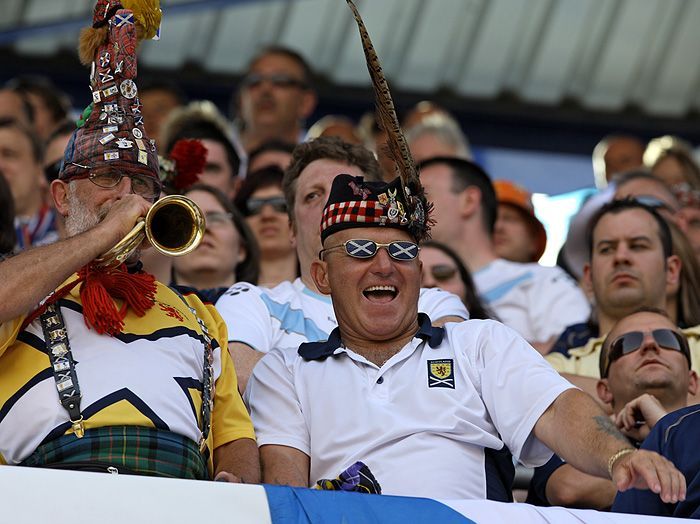 fotbal Česko-Skotsko (fanoušci)