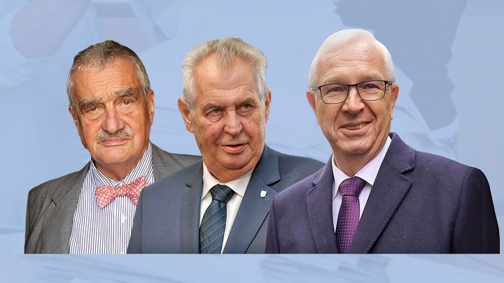 Kvíz: Kdy český prezident získal nejvíce hlasů, kolik kdy kandidovalo žen?; Zdroj foto: Aktuálně.cz, ČTK