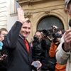 Demonstrace na podporu Jiřího Čunka