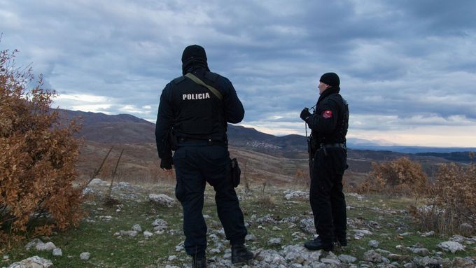 Policie v Albánii, ilustrační foto.
