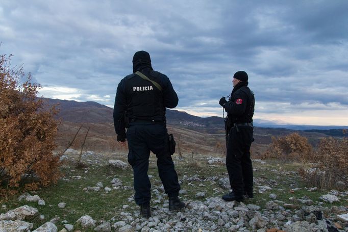 Policie v Albánii, ilustrační foto.