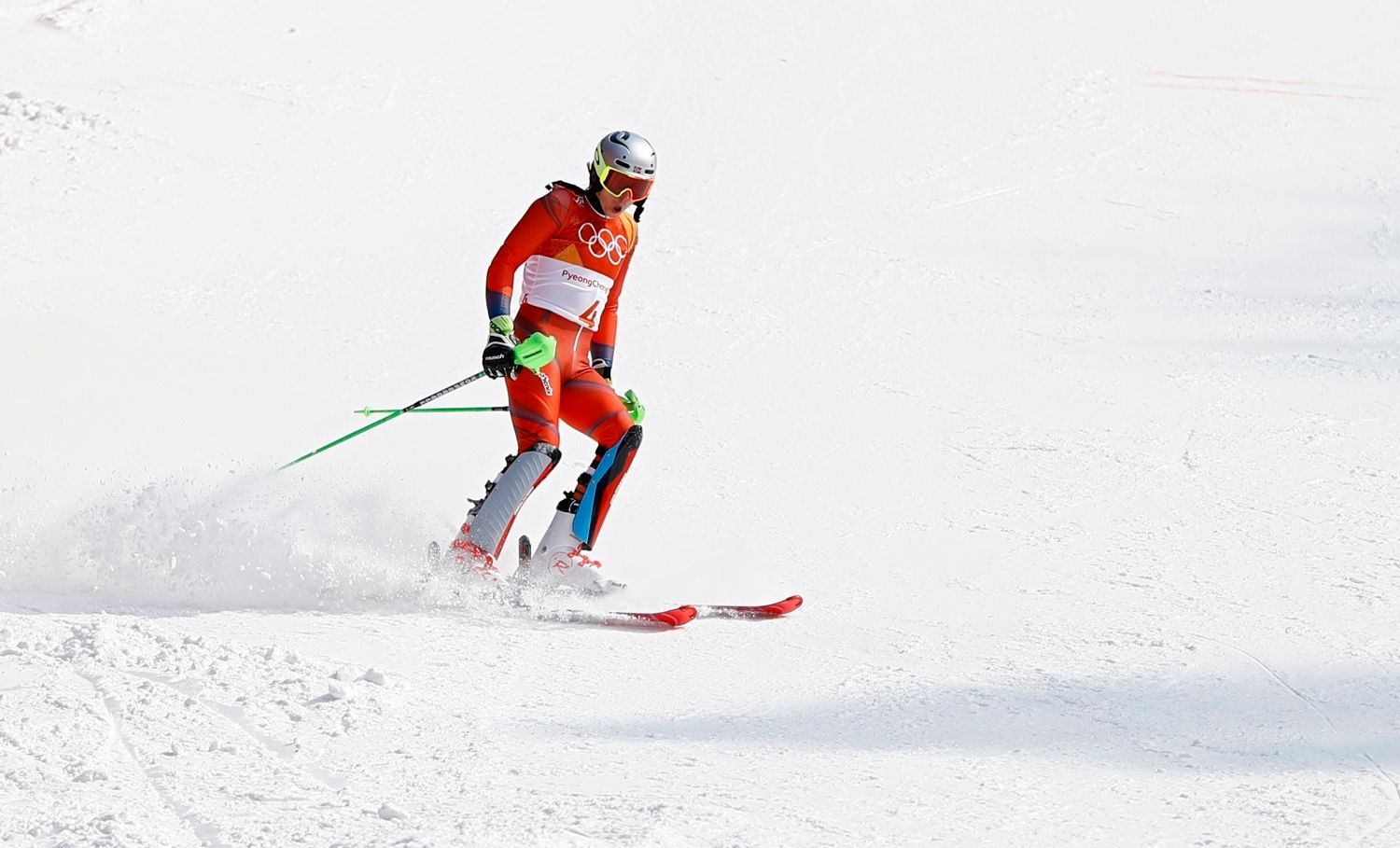 Henrik Kristoffersen ve slalomu na ZOH 2018