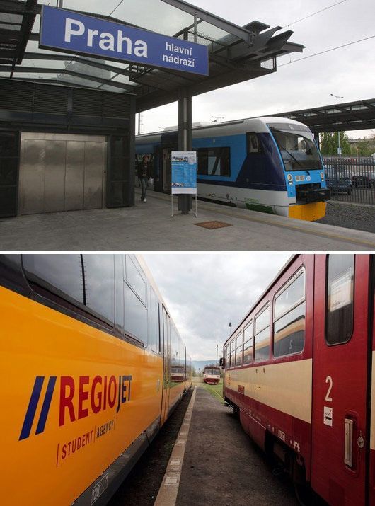 srovnání vlaků regiojet a čd 4