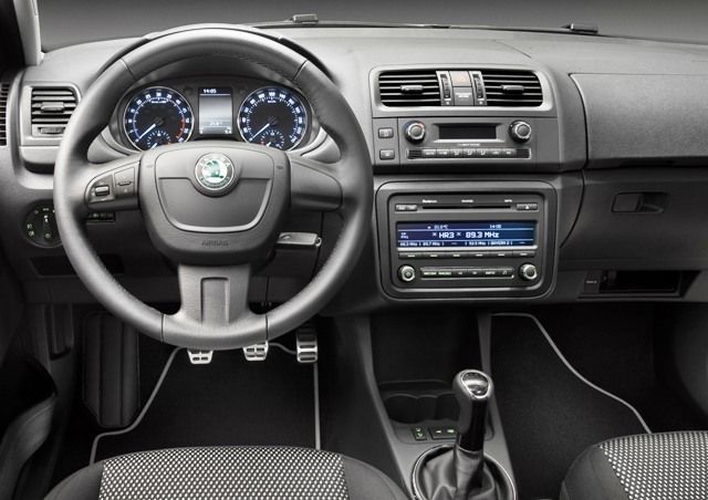 Škoda fabia facelift interiér