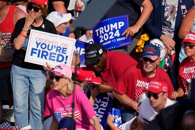 Předvolební mítink Donalda Trumpa, který hostilo město Butler ve státě Pensylvánie