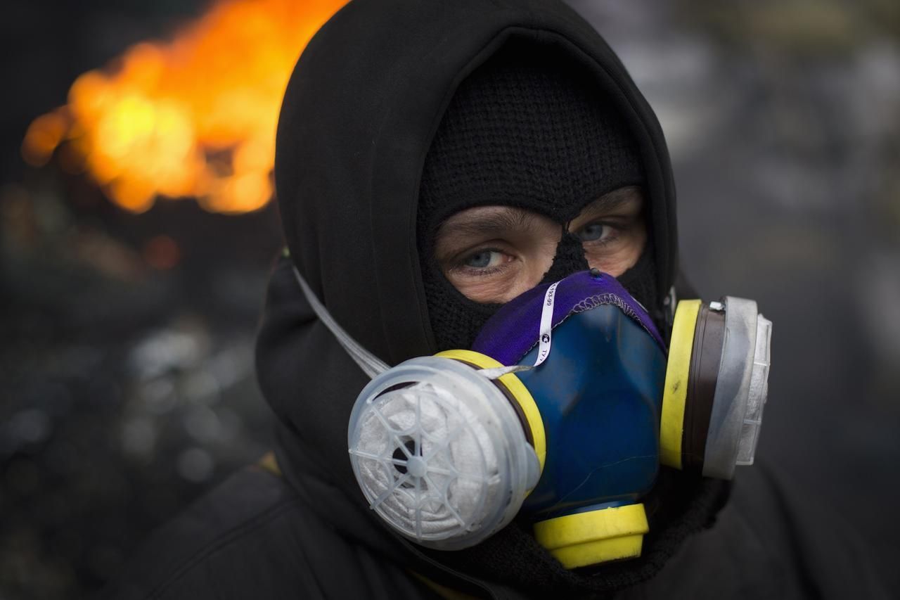 ukrajina demonstrant