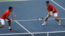 Davis Cup, finále Srbsko-ČR: Nenad Zimonjič a Ilija Bozoljac