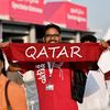 Fanoušci Kataru před zápasem MS 2022 Katar - Ekvádor